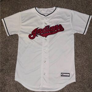 Genuine Merchandise - Cleveland Indians White Jersey with Red Accents
